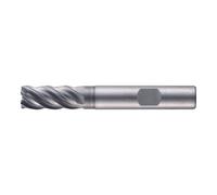 PFERD TOOLS Fraises VHM Ø6mm, 5 dents, 2xDC, rayon 0,5mm, HB, universel