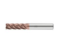 PFERD PFERD TOOLS Fraise VHM Ø8 mm, 5 dents, avec diviseur de copeaux, 3xDC, rayon 0,5 mm, revêtement AlTiN / TiSiXN, tige HB, Performance inoxydable Quantité:1