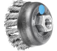 PFERD TOOLS Brosse à dents en acier inoxydable TBG Ø 65 mm M14 Ø 0,50 pour meuleuse d'angle POS TBG 65/M14 INOX 0,50 43305004