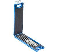 PFERD Set de limes manuelles diamantées 5 pièces 215 mm D126 (moyenne) queue forgée/utilisable sans manche