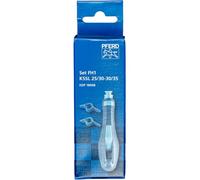 PFERD Set pour Lime Tronçonneuse Diamètre 4,0-5,5 mm, 1 x Manche de Lime Ergonomique, 2 x Aiguiseurs Tronçonneuse 12600030 - Pour Résultats Uniformes d'affûtage