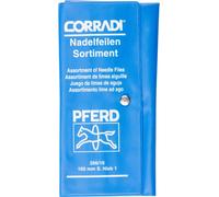 PFERD TOOLS 12314082 CORRADI needle file set Swiss cut 1 in PVC roll bag Length 160 mm 1 pc(s)