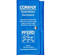 PFERD TOOLS 12314084 CORRADI needle file set Swiss cut 2 in PVC roll bag Length 160 mm 1 pc(s)