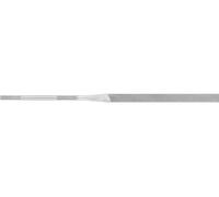 PFERD TOOLS 12502062 CHEVAUX OUTILS lime à aiguilles de précision souche plate, bord rond 140mm taille suisse 1, moyen Longueur