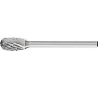 PFERD TOOLS 21235083 Fraise sur tige Carbure de tungstène goutte Longueur 40 mm Dimension produit, Ø 6 mm Longueur de travail 10 mm Diamètre de tige 3 mm 1