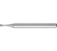 PFERD TOOLS 22230156 Fraise sur tige HSS boule Longueur 60 mm Dimension produit, Ø 3 mm Longueur de travail 2.7 mm Diamètre de