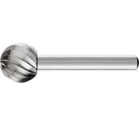 PFERD TOOLS 22420816 Fraise sur tige HSS boule 16 mm Longueur 54 mm Dimension produit, Ø 16 mm Longueur de travail 14 mm Diamètre