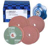 PFERD TOOLS 42098001 SET de disques en fibre de verre COMBICLICK Ø125mm A36,