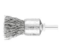 PFERD TOOLS 43298004 Brosse pinceau non tressée PBU | Ø 20 mm tige Ø 6 mm fil d'acier Ø 0,50 | pour meuleuse droite, perceuse, arbres de flexion