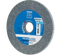 PFERD TOOLS POLINOX Roue en non-tissé comprimé PNER Ø 125x6 mm Ø d'alésage 22,2 mm Moyennement doux SIC Fin pour la finition