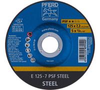 PFERD TOOLS 62012634 Psf Steel Disque à ébarber à moyeu déporté Diamètre 125 mm Ø de perçage 22.23 mm 10 pc(s)