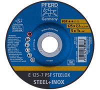 PFERD TOOLS 62012640 Psf Steelox Disque à ébarber à moyeu déporté Diamètre 125 mm Ø de perçage 22.23 mm 10 pc(s)