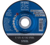 PFERD TOOLS 62212426 Sg Steel Disque à ébarber à moyeu déporté Diamètre 125 mm Ø de perçage 22.23 mm 10 pc(s)