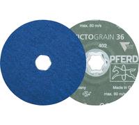 PFERD TOOLS 64111536 Disque fibre COMBICLICK Ø 115 mm VICTOGRAIN-COOL 36 pour acier et acier inoxydable Diamètre 115 mm