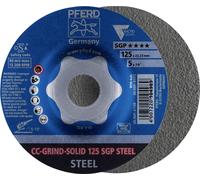 PFERD Pferd Disque abrasif CC-Grind Solid SGP ACIER 125 mm Quantité:1