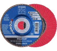 PFERD TOOLS 67660425 PFF 125 CO-COOL 40 SG STEELOX Disque segmenté Diamètre 125 mm Ø de perçage 22.23 mm Grain 40 Alliage