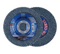PFERD TOOLS 67698042 Fächerschleifscheiben-Set Diamètre 115 mm Grain=40 2 pc(s)