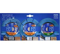 PFERD TOOLS 68300062 SET 115x1,6/1,9x22,23 START Disque à tronçonner diamanté Diamètre 115 mm Ø de perçage 22.23 mm Carrelage