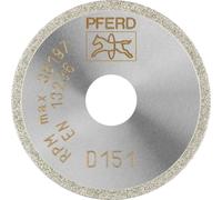 PFERD TOOLS 68404015 D1A1R 40-1-10 D 151 GAD Disque à tronçonner diamanté Diamètre 40 mm Ø de perçage 10 mm Duroplast, Verre