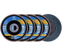 PFERD Jeu de disques à lamelles PFERD POLIFAN PFC 125 coniques Z40/60/80/120 PSF STEELOX pour acier/acier inoxydable Quantité:1