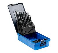 PFERD TOOLS Assortiment de forets hélicoïdaux STEEL, 25 pièces | Ø 1-13 mm, HSS-G N, DIN 338, 118° | 25203702 - utilisation universelle