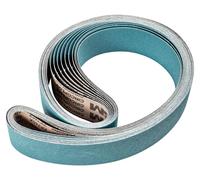 PFERD TOOLS Bande abrasive en zircon BA 75x2000mm Z60 FORTE pour un enlèvement de matière élevé avec une ponceuse à bande