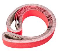 PFERD TOOLS Bande abrasive grain céramique BA pour le ponçage de l'acier inoxydable avec ponceuse à bande Bande longue