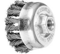 PFERD TOOLS Brosse à dents COMBITWIST TBG Ø 65mm M14 Ø fil d'acier 0,50 pour meuleuse d'angle POS TBG 65/M14 CT ST 0,50 43305051