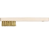 PFERD TOOLS Brosse manuelle HBZ | 3 rangées de fils en laiton ø 0,15 | 43698012 - pour bougies d'allumage