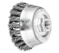 PFERD TOOLS Brosse boisseau torsadée TBG M14 Fil d'acier pour meuleuse d'angle