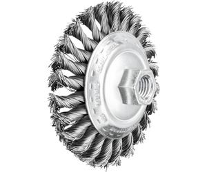 PFERD TOOLS Brosse conique KBG Ø 100 x 13 mm M14 diamètre du fil dacier 0,50 pour meuleuse dangle POS KBG 10013/M14 ST 0,50 43313001 1 pc(s)