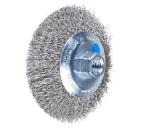 PFERD TOOLS Brosse conique non torsadée KBU M14 Fil en acier inoxydable Meuleuse d'angle