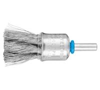 PFERD TOOLS Brosse pinceau avec protection plastique torsadée PBG Ø19 mm tige-Ø6 mm fil inox-Ø0,15