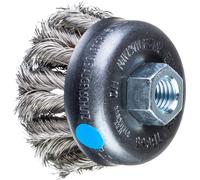 PFERD TOOLS Brosse pour pot COMBITWIST TBG Ø 65mm M14 diamètre du fil en acier inoxydable 0,35 pour meuleuse d'angle POS TBG