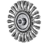 PFERD TOOLS Brosse ronde COMBITWIST avec fixation RBG Ø 125 x 12 mm M14, diamètre du fil en acier inoxydable 0,35 pour meuleuse