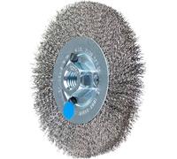 PFERD TOOLS Brosse ronde non torsadée RBU Ø 115 x 12 mm M14 acier inoxydable Ø 0,30 pour meuleuse d'angle POS RBU 11512/M14 INOX