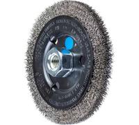 PFERD TOOLS Brosse ronde non torsadée RBU Ø 125 x 12 mm M14 acier inoxydable Ø 0,30 pour meuleuse d'angle POS RBU 12512/M14 INOX