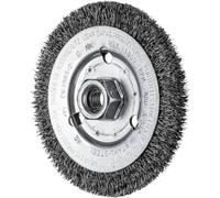 PFERD TOOLS Brosse ronde non torsadée RBU Ø 125 x 12 mm M14, diamètre du fil d'acier 0,30 pour meuleuse d'angle POS RBU 12512/M14