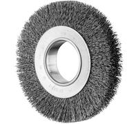 PFERD TOOLS Brosse ronde POS large non agrandie RBU Ø 150 x 25 mm alésage variable Ø 0,30 fil dacier pour support de ponçage 1 POS RBU 15025/AK32-2 ST 0,30
