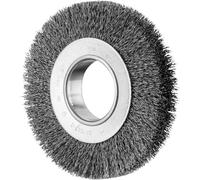 PFERD TOOLS Brosse ronde POS large non agrandie RBU Ø 150 x 25 mm alésage variable Ø 0,30 fil d'acier pour support de ponçage