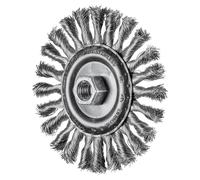 PFERD TOOLS COMBITWIST Brosse ronde torsadée RBG M14 Fil d'acier inoxydable