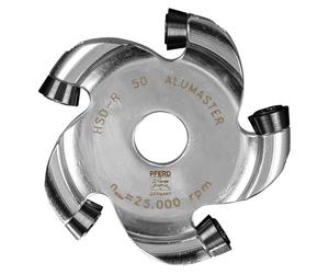 PFERD TOOLS Disque à fraiser haute performance ALUMASTER Ø 49 mm pour meuleuse d'angle/meuleuse droite Usinage de l'aluminium HICOAT