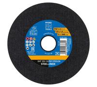 PFERD TOOLS Disque à tronçonner EHT 125x1,0x22,23 mm droit Gamme universelle PSF STEELOX pour acier/acier inoxydable (10)