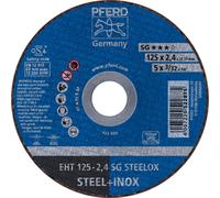 PFERD TOOLS Disque à tronçonner EHT droit Ligne performance SG STEELOX pour acier/acier inoxydable
