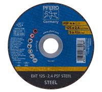 PFERD TOOLS Disque à tronçonner EHT droit Ligne universelle PSF STEEL pour acier