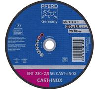 PFERD TOOLS EHT 230-2,9 SG CAST+INOX 61328832 Disque à tronçonner 230 mm 25 pc(s) acier inoxydable, Fonte, Acier coulé
