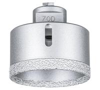 PFERD TOOLS Foret diamanté à sec DCD FL Ø70 mm M14 pour carrelage (meuleuse d'angle)