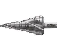 PFERD TOOLS Foret étagé HSS 13 étapes de perçage Ø 7-40,5 mm tige à 3 faces Ø 12 mm, adapté aux diamètres courants des presse-étoupes pour tubes de câbles