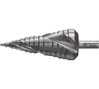 PFERD TOOLS Foret étagé HSS 15 étapes de perçage Ø 3,5-40 mm tige à 3 faces Ø 10 mm, adapté aux diamètres courants des presse-étoupes pour tubes de câbles