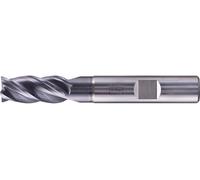 PFERD Tools Fraise d'angle VHM longue 4 dents 45° chanfrein TiAlN queue HB Universal Line